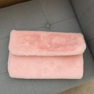 Fury pink clutch